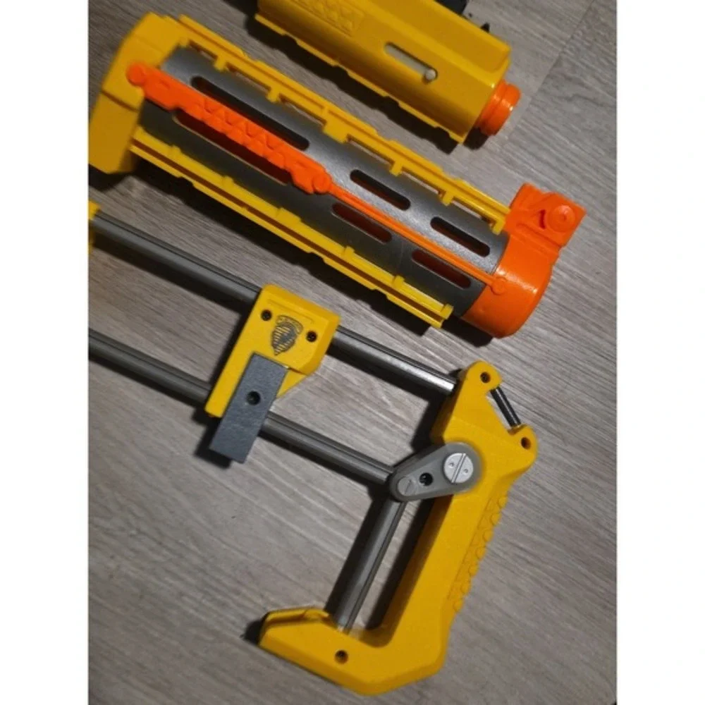 Nerf Recon N-Strike CS-6 2 Barrel Extensions Shoulder‎ Stock Replacement